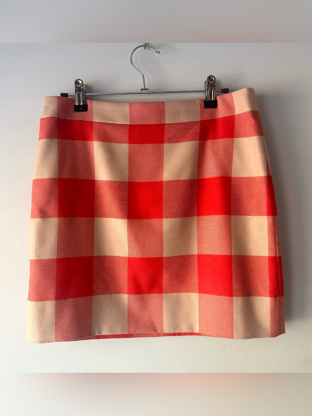 J. Crew Check Skirt